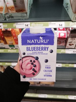Billede af Naturli' Plant Based Yoghurt Blueberry