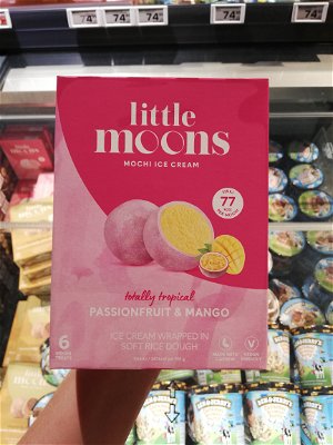 Billede af Little Moons Mochi Ice Cream Passionfruit & Mango