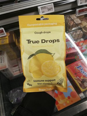 Billede af True Gum True Drops Lemon