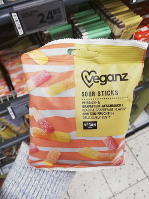 Billede af Veganz Sour Sticks Billede af Veganz Sour Sticks