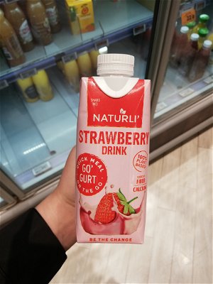 Billede af Naturli' Strawberry Drink
