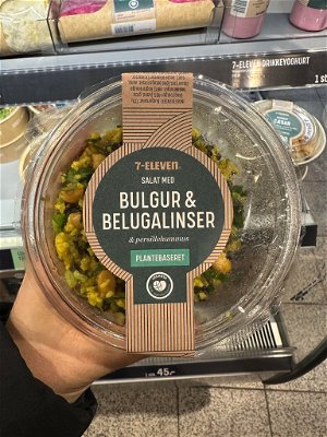 Billede af 7-Eleven Salat med Bulgur & Belugalinser
