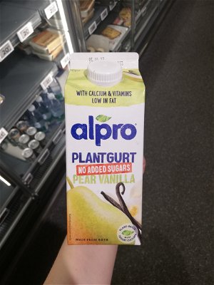Billede af Alpro Plantgurt Pear Vanilla No Added Sugars