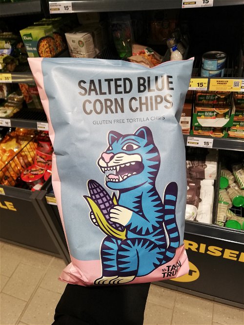 Billede af El Taco Truck Salted Blue Corn Chips