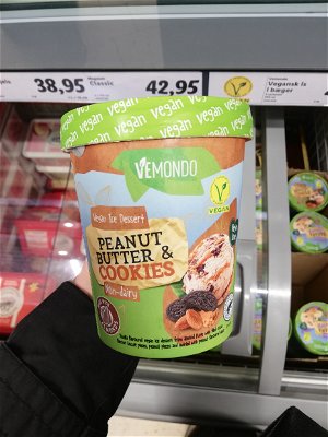 Billede af Vemondo Vegan Ice Dessert Peanut Butter & Cookies