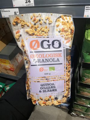 Billede af Øgo Granola med Quinoa, Gojibær & Blåbær